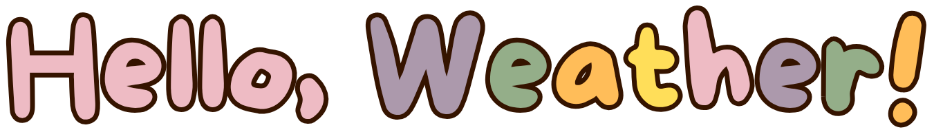Hello, Weather! Logo